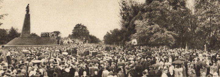 Commemoration of centennial of Taras Shevchenko’s death at his gravesite in Kaniv, Ukraine, May 21, 1961