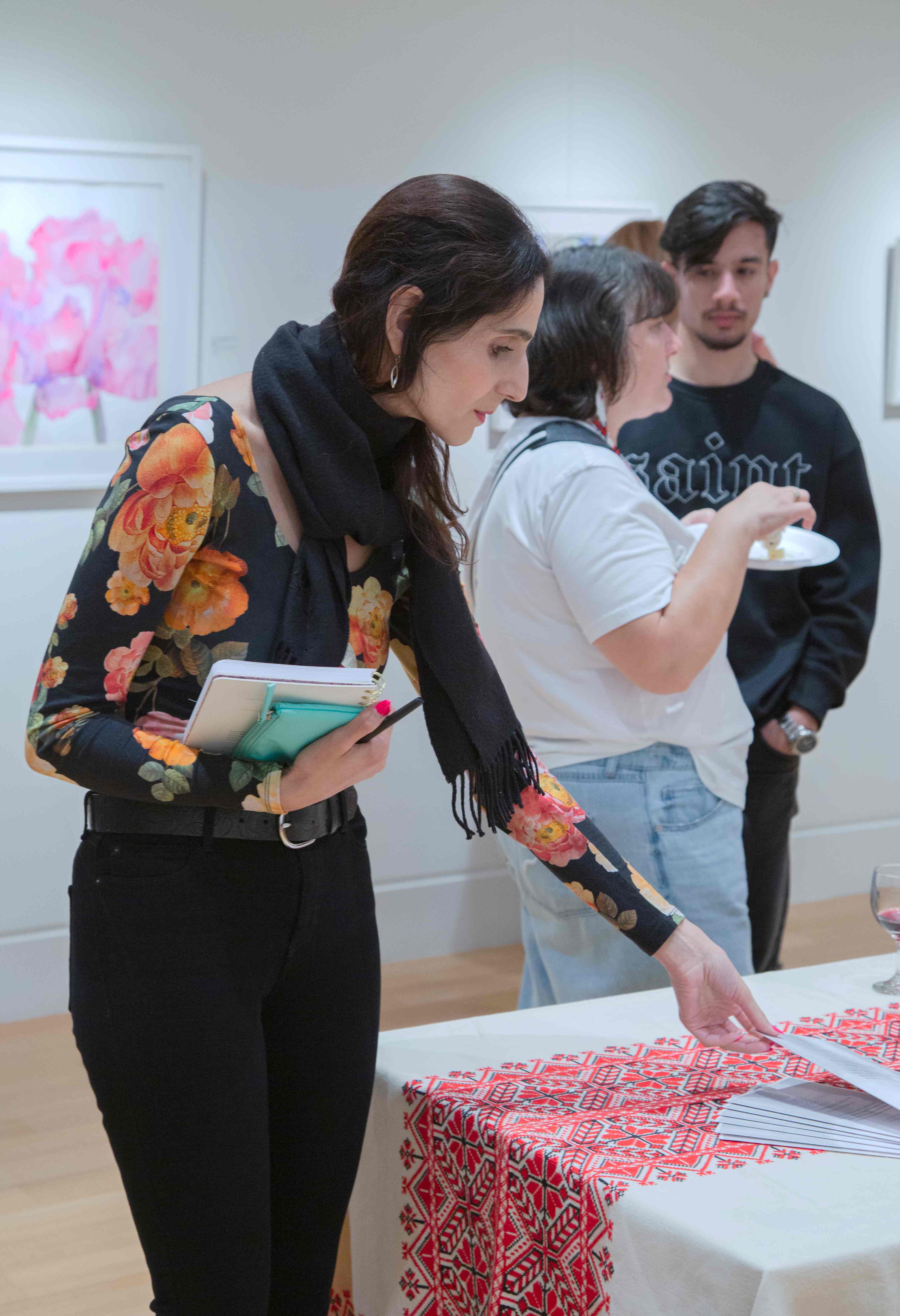 THROUGH THE LENS OF UKRAINIAN BELONGING, a solo exhibition of paintings by Ukrainian Canadian artist Olga Polstvin, September 26