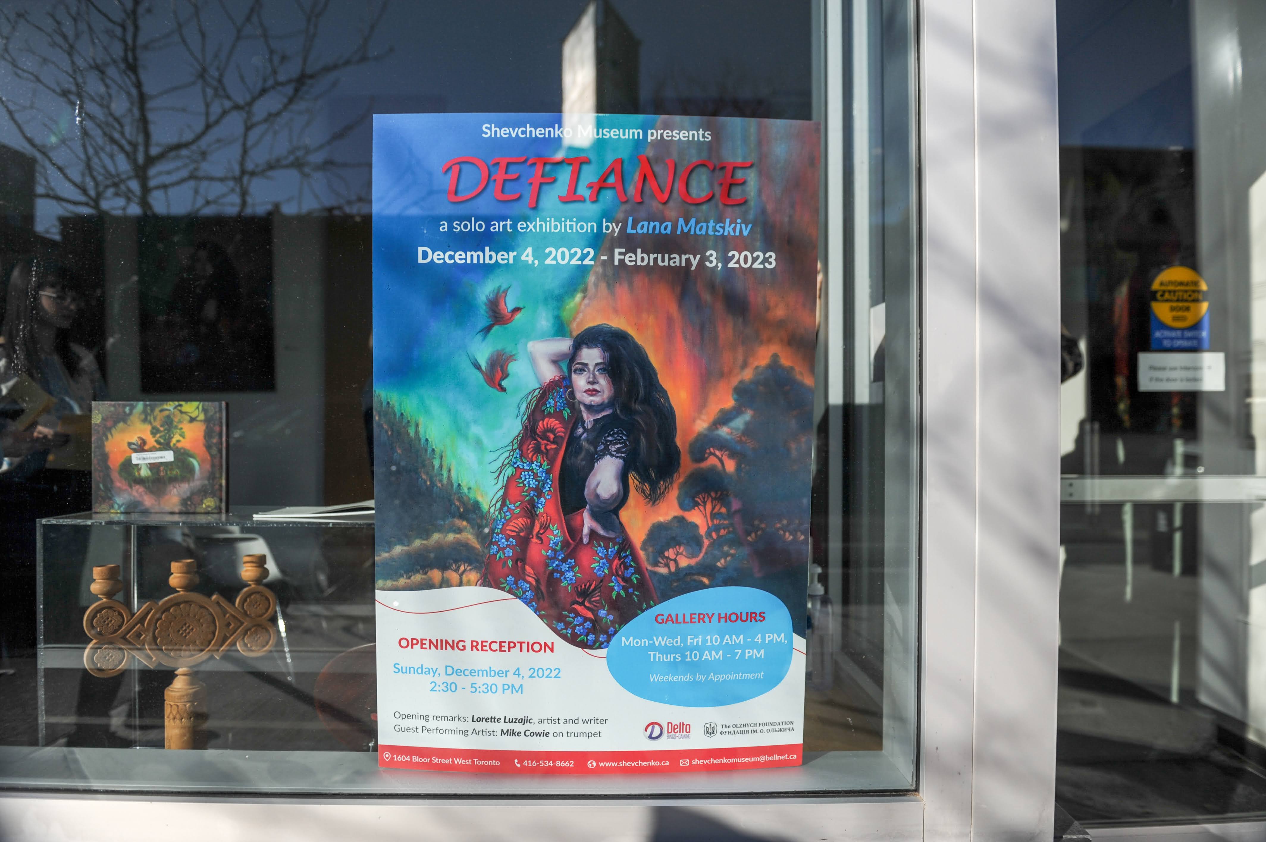 DEFIANCE - exhibition of art and graphics by Lana Matskiv