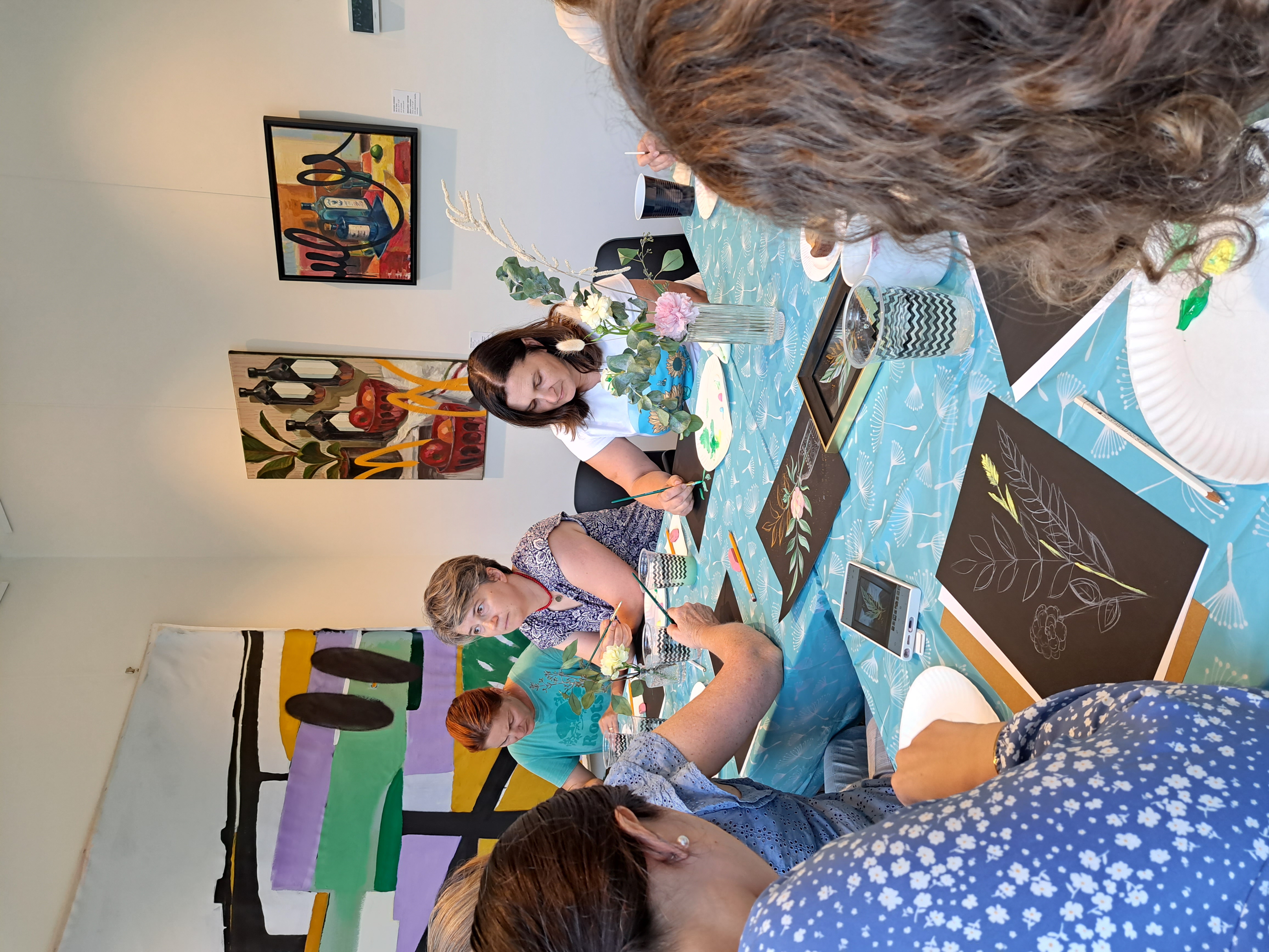 Acrylic painting workshop with Marta Kolotylo, August 17, 2023