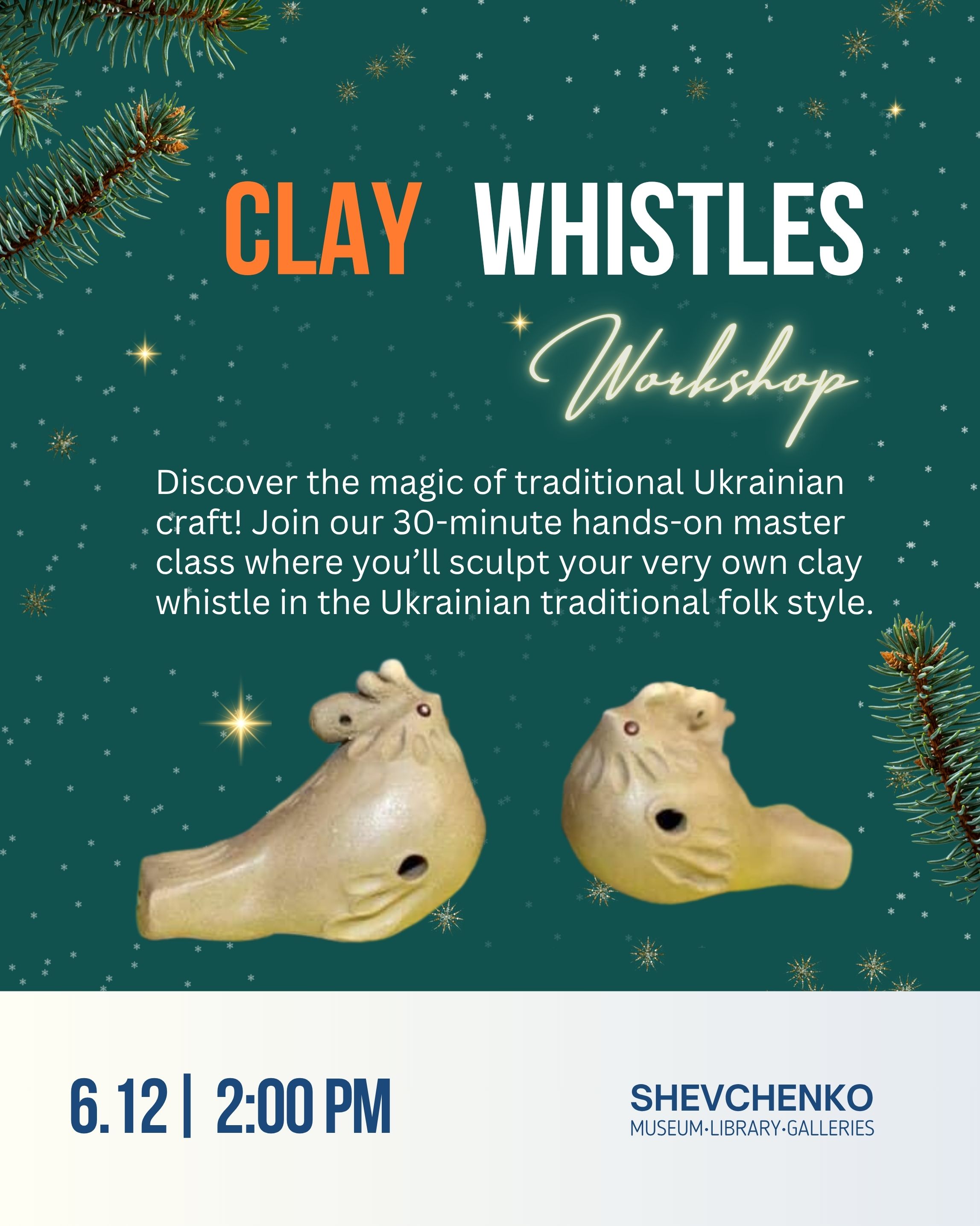Clay whistle workshop