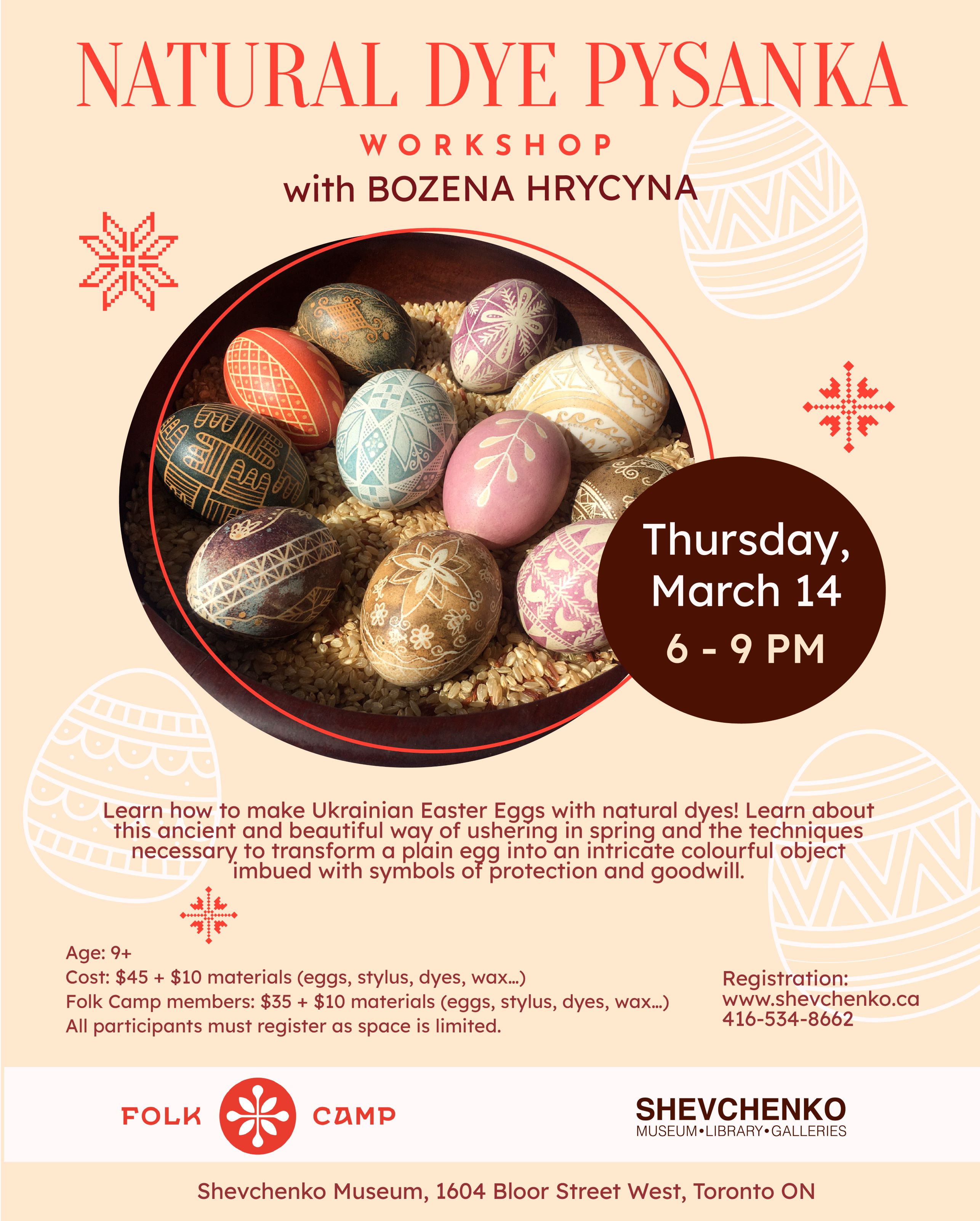 Natural Dye Pysanka Workshop