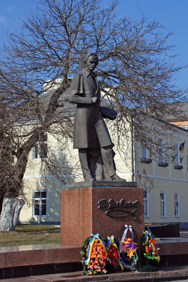 Taras Shevchenko monument in Brody