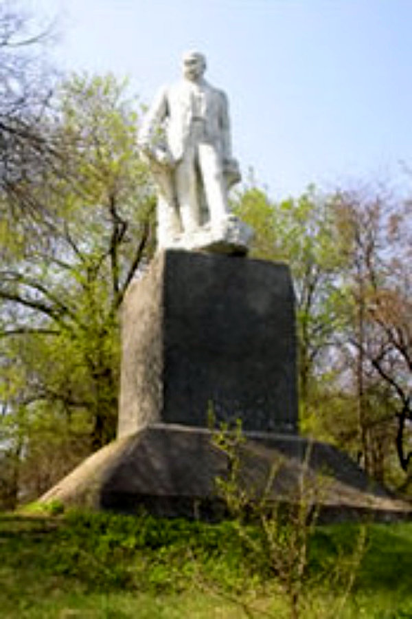 Taras Shevchenko monument in Dnipropetrovsk